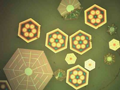Micro Solar Energy From 'Glitter PV' Image